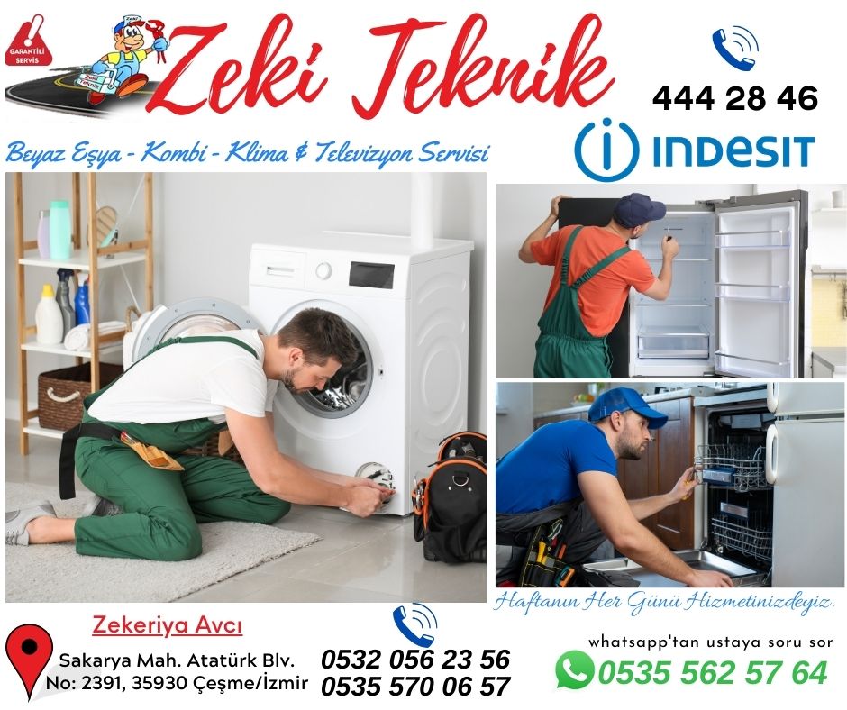 Çeşme İndesit Beyaz Eşya Servisi